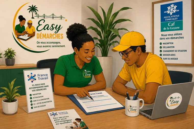 Accompagnement pour un dossier CAF et France Travail chez Easy Démarches